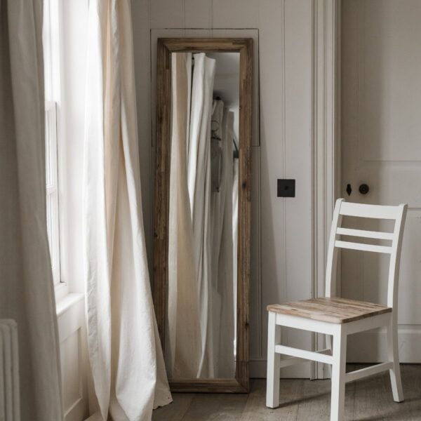 Country Style full length acacia mirror