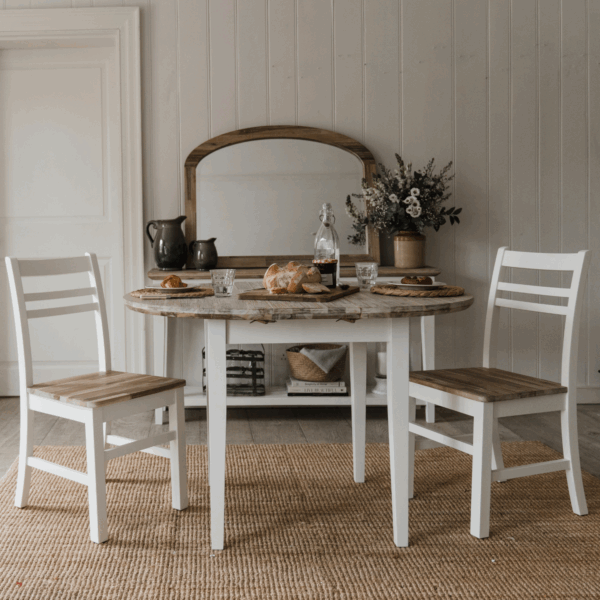 Florence Round Table White