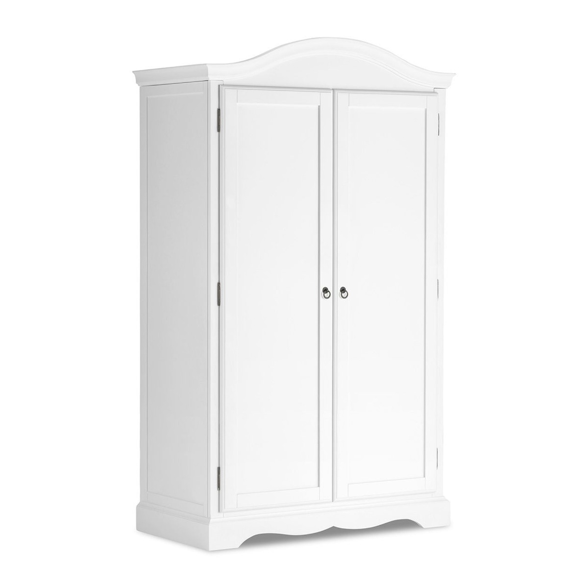 Romance True White Wooden 2 Door Full Hanging Wardrobe Romance True White Wooden 2 Door Full Hanging Wardrobe